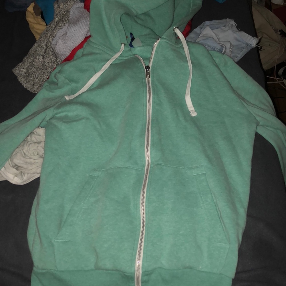 Mint hoodie H&M